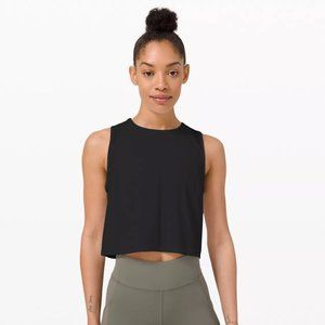 Lululemon Sculpt Tank Cropped - Black